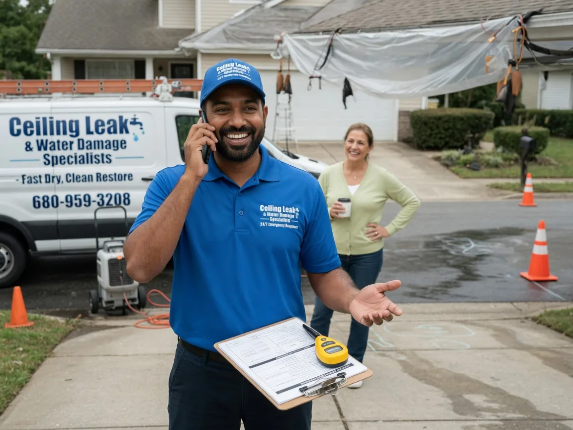 Ceiling Leak Cleanup Barnet, VT FAQs
